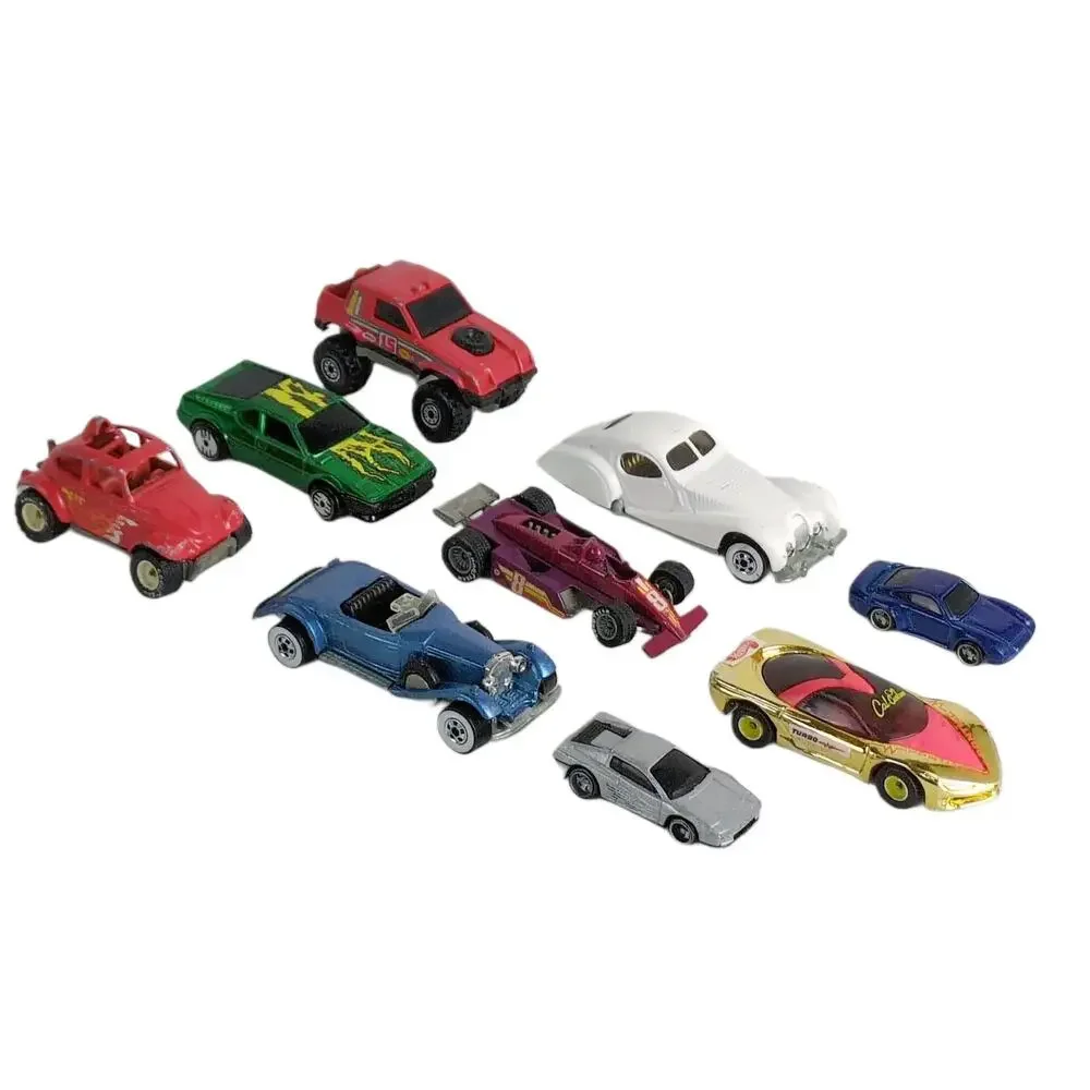 Set 9 Vintage‎ 1980s Hot Wheels DieCast Cars Rolls Royce Baja Bug Micro Mini+